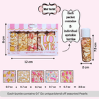 confect girls baby shower sprinkles mix heart teddy baby feed bottle baby feet sprinkles pack of 5 baby shower 17