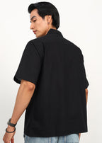 Fabmade 3 Pocket Black Shirt