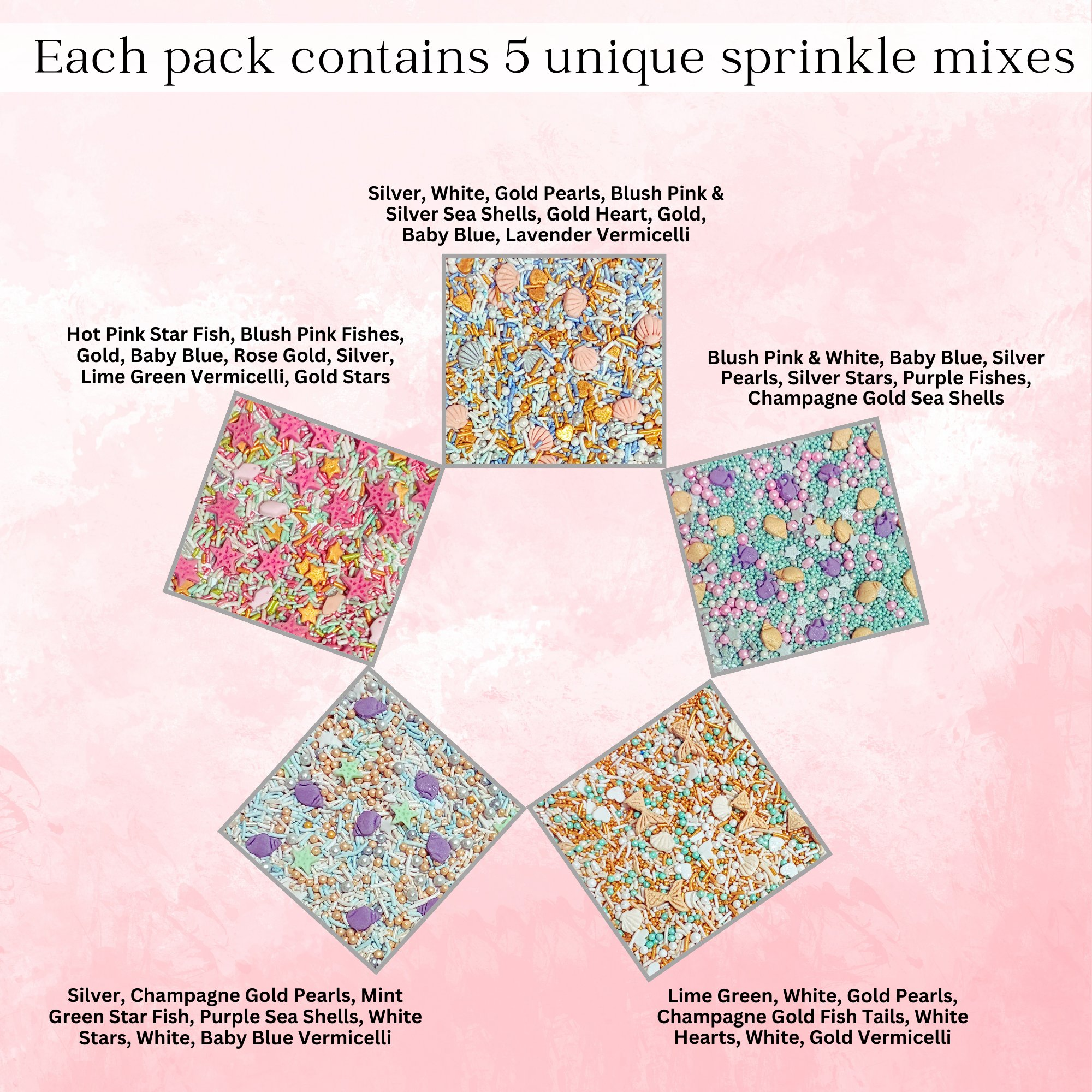 under the sea sprinkles for decorations 01 100 gm
