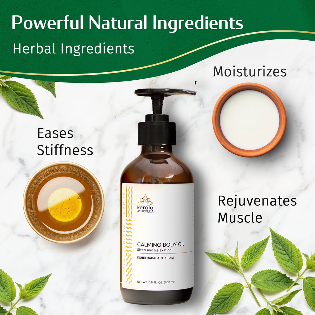 Kerala Ayurveda USA Calming Body Oil - Ksheerabala Thailam