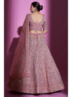 Myra Mauve Georgette Embroidered Designer Lehenga Choli
