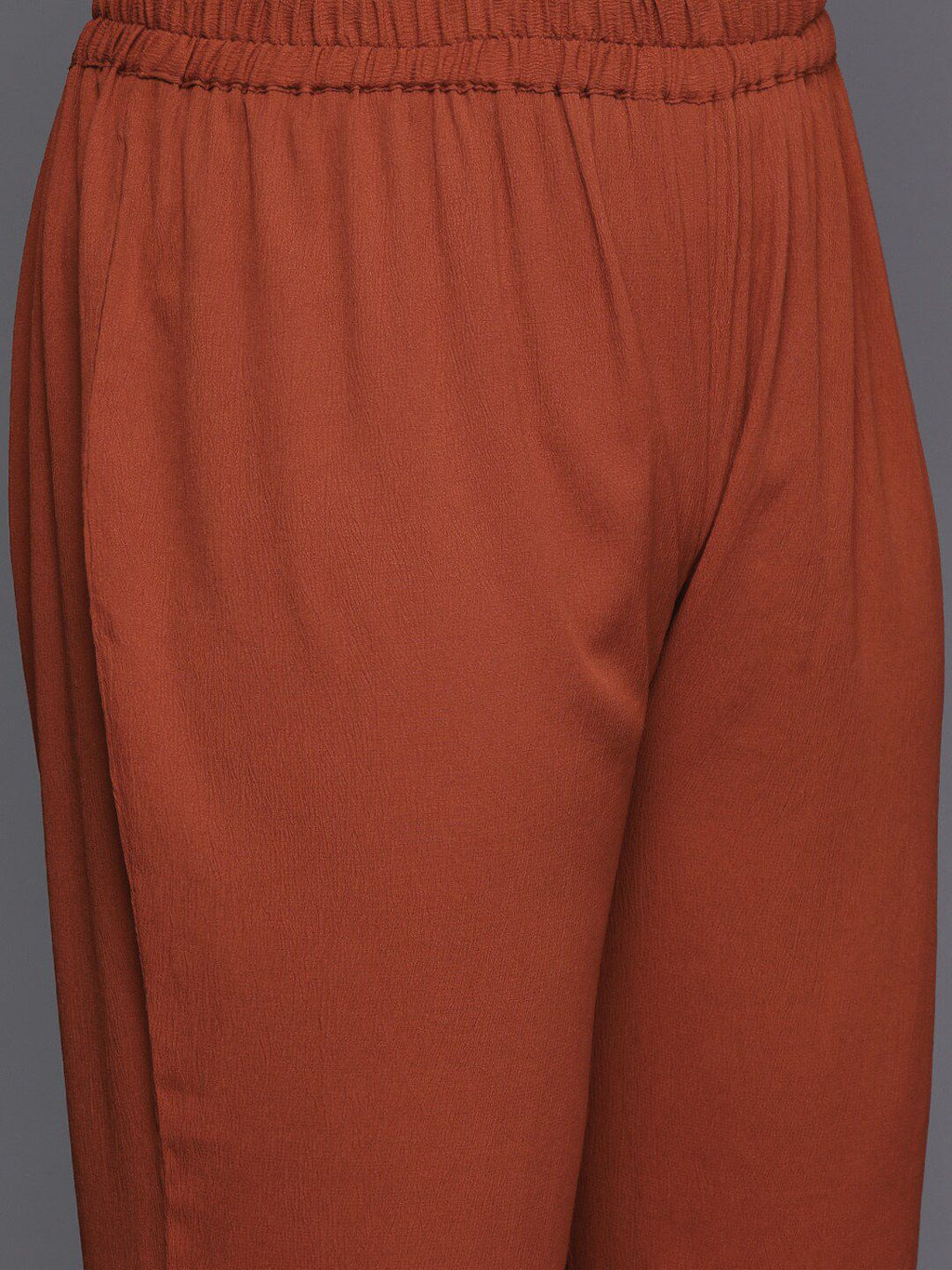 Sztori Plus Size Mandarin Collar Straight Kurta With Trouser - Distacart