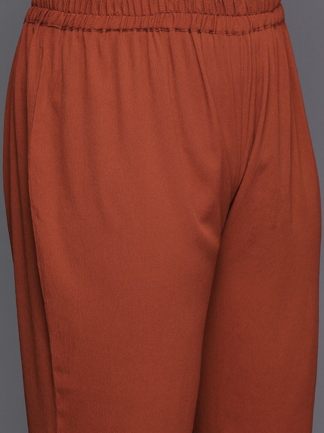 Sztori Plus Size Mandarin Collar Straight Kurta With Trouser - Distacart