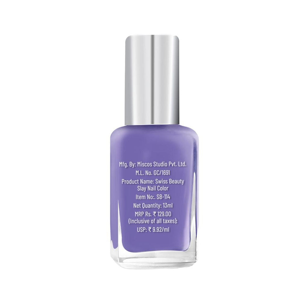 Swiss Beauty Slay Nail Color Ultra Shine Formulation - 31 Tuscan - Distacart