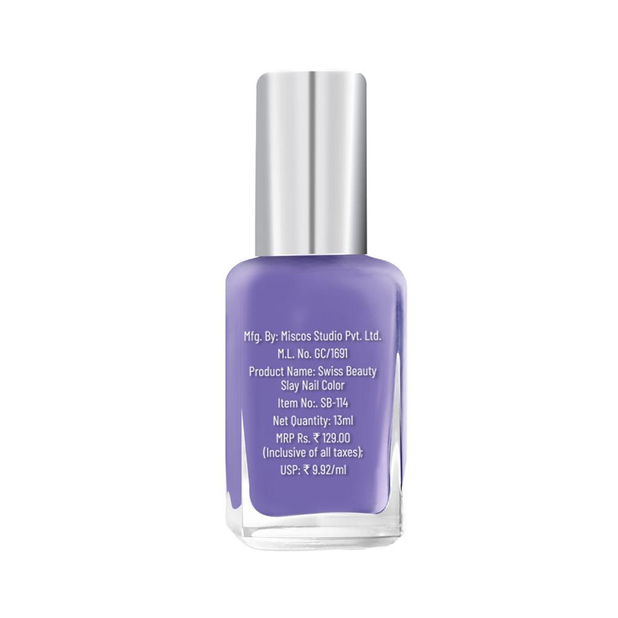 Swiss Beauty Slay Nail Color Ultra Shine Formulation - 31 Tuscan - Distacart
