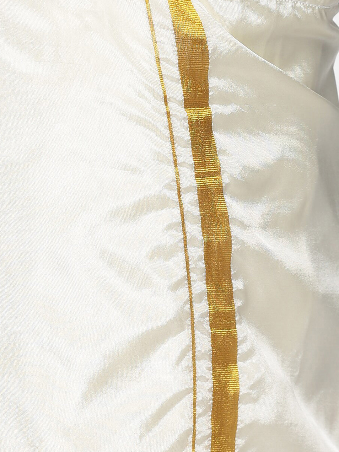 Sethukrishna Blue & White Shirt with Dhoti Set For Boys