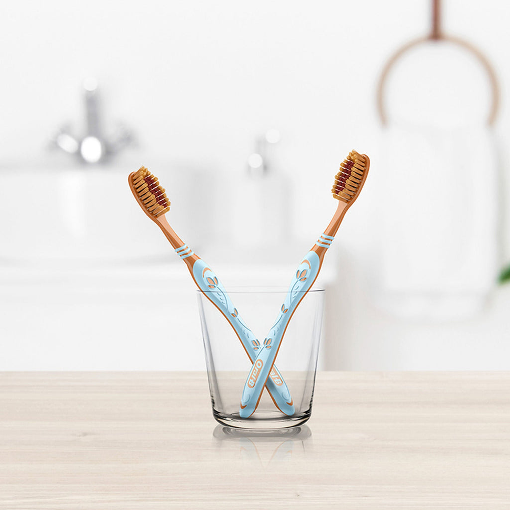 Oral-B Gentle Care Toothbrush with Clove Extract, Extra Soft (Buy 2 Get 1 Free)