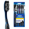 Oral-B Oral B Cavity Defense 123 Black Toothbrush With Charcoal Extract- Medium (Pack Of 4)