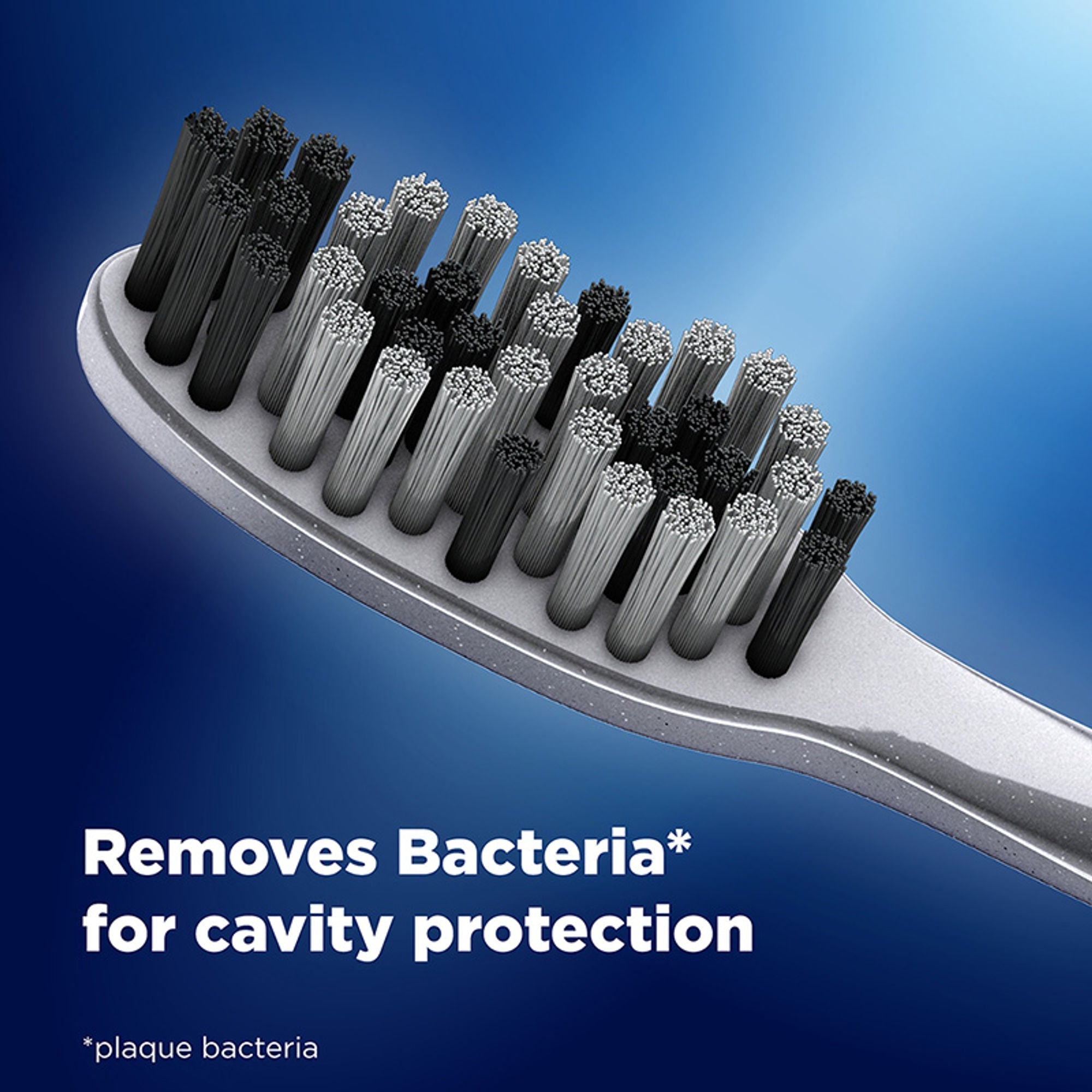 Oral-B Oral B Cavity Defense 123 Black Toothbrush With Charcoal Extract- Medium (Pack Of 4)