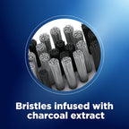 Oral-B Oral B Cavity Defense 123 Black Toothbrush With Charcoal Extract- Medium (Pack Of 4)