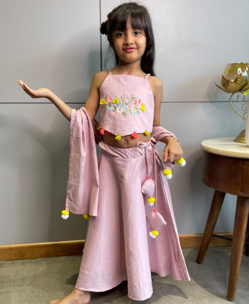 ArthLife Onion Pink Lehenga Set