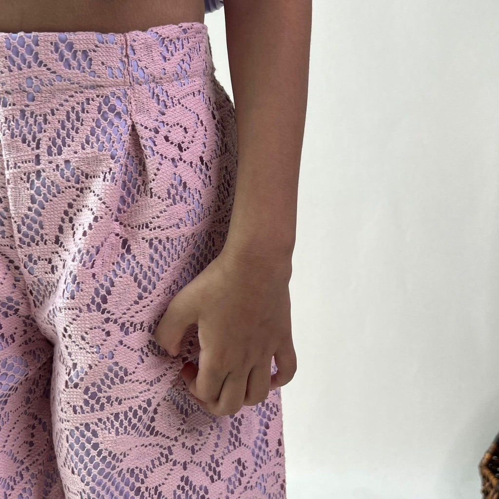 ArthLife Lavender And Pink Bow Co-Ord Set