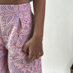 ArthLife Lavender And Pink Bow Co-Ord Set