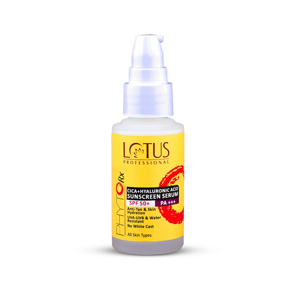 Lotus Herbals Cica + Hyaluronic Acid SPF 50 PA+++ Sunscreen Serum