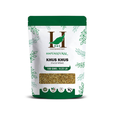 H&C Herbal Khus Khus Cut & Shifted Herbal Tea Ingredient