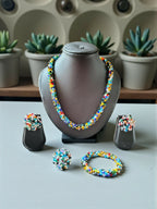 Inhanns Rangshine 4-In-1 Crystal Glam Set - Handmade - Multicolor