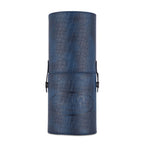 London Prime Cosmetics Brush Holder Cylinder Shaped Blue