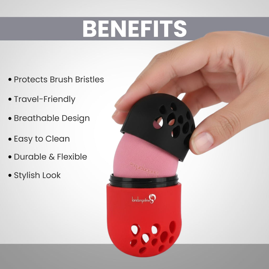 London Prime Sponge Holder Red & Black ( Formerly London Pride Cosmetics )