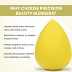 London Prime Precision Beauty Blender - Yellow ( Formerly London Pride Cosmetics )