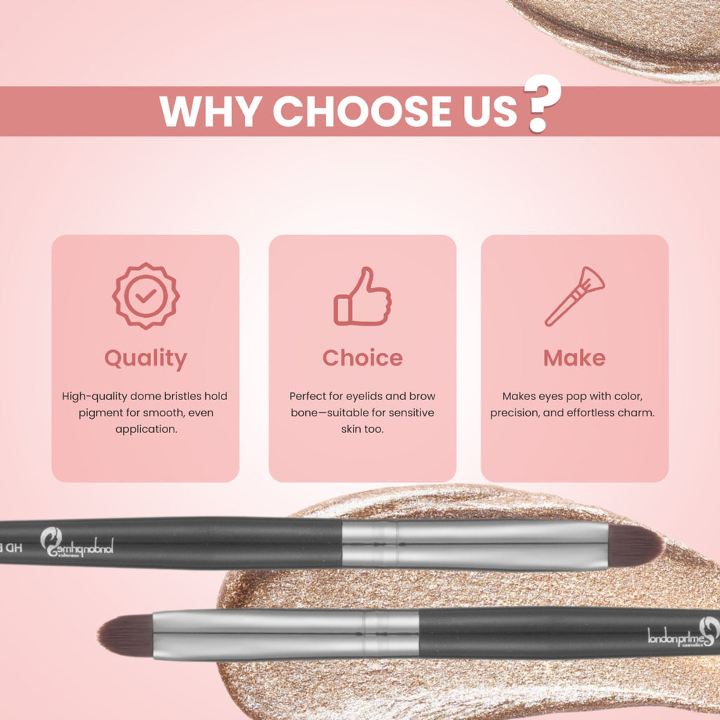 London Prime HD Eyeshadow Applicator - LP324 ( Formerly London Pride Cosmetics )