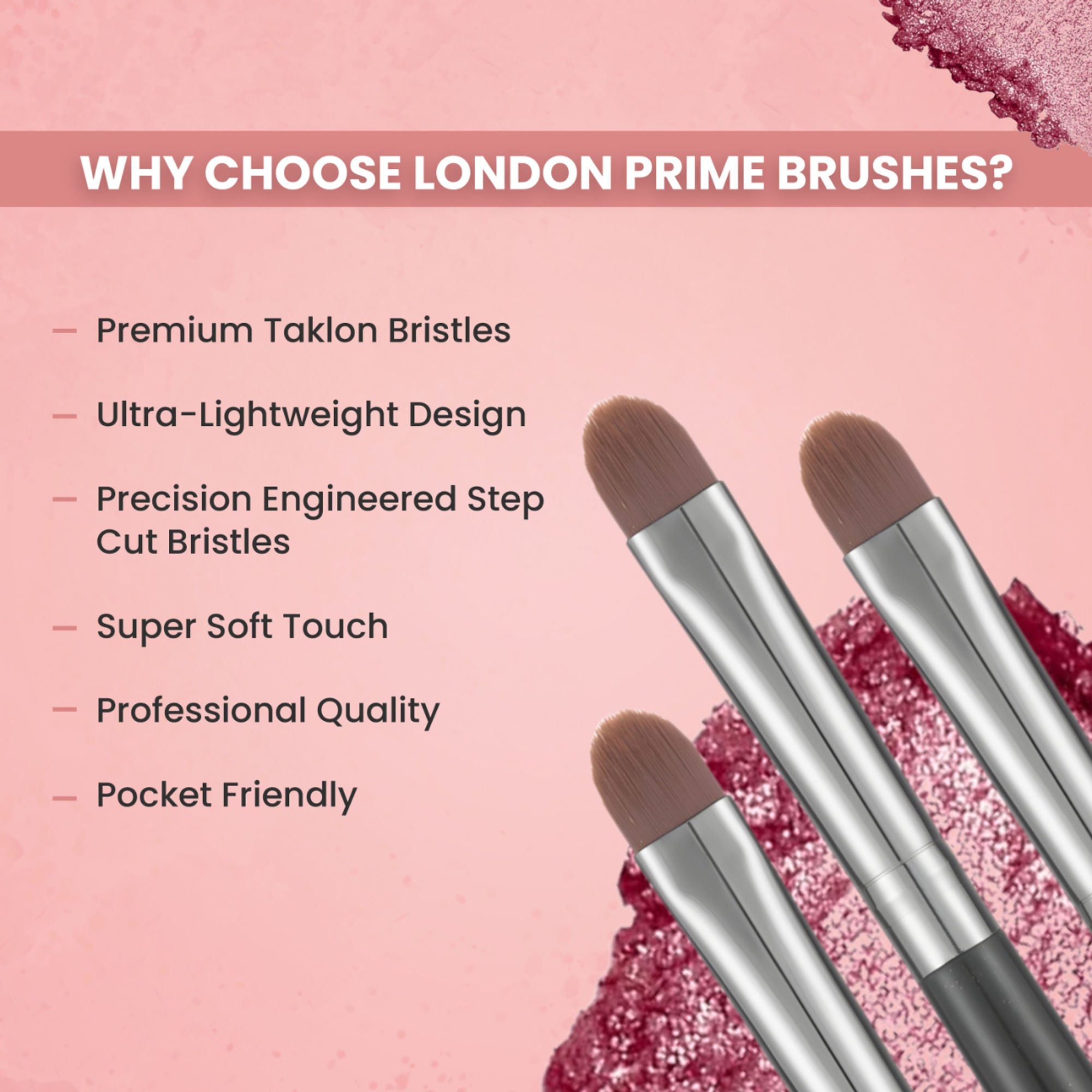 London Prime HD Flat Cut Crease - LP334 ( Formerly London Pride Cosmetics )