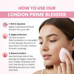 London Prime Microfiber Velvet Sponge - Marble Pink ( Formerly London Pride Cosmetics )