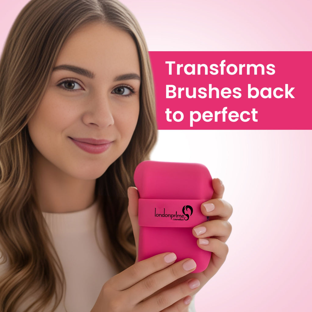 London Prime Silicone Makeup Brush Cleaner - Pink ( Formerly London Pride Cosmetics )