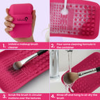London Prime Silicone Makeup Brush Cleaner - Pink ( Formerly London Pride Cosmetics )