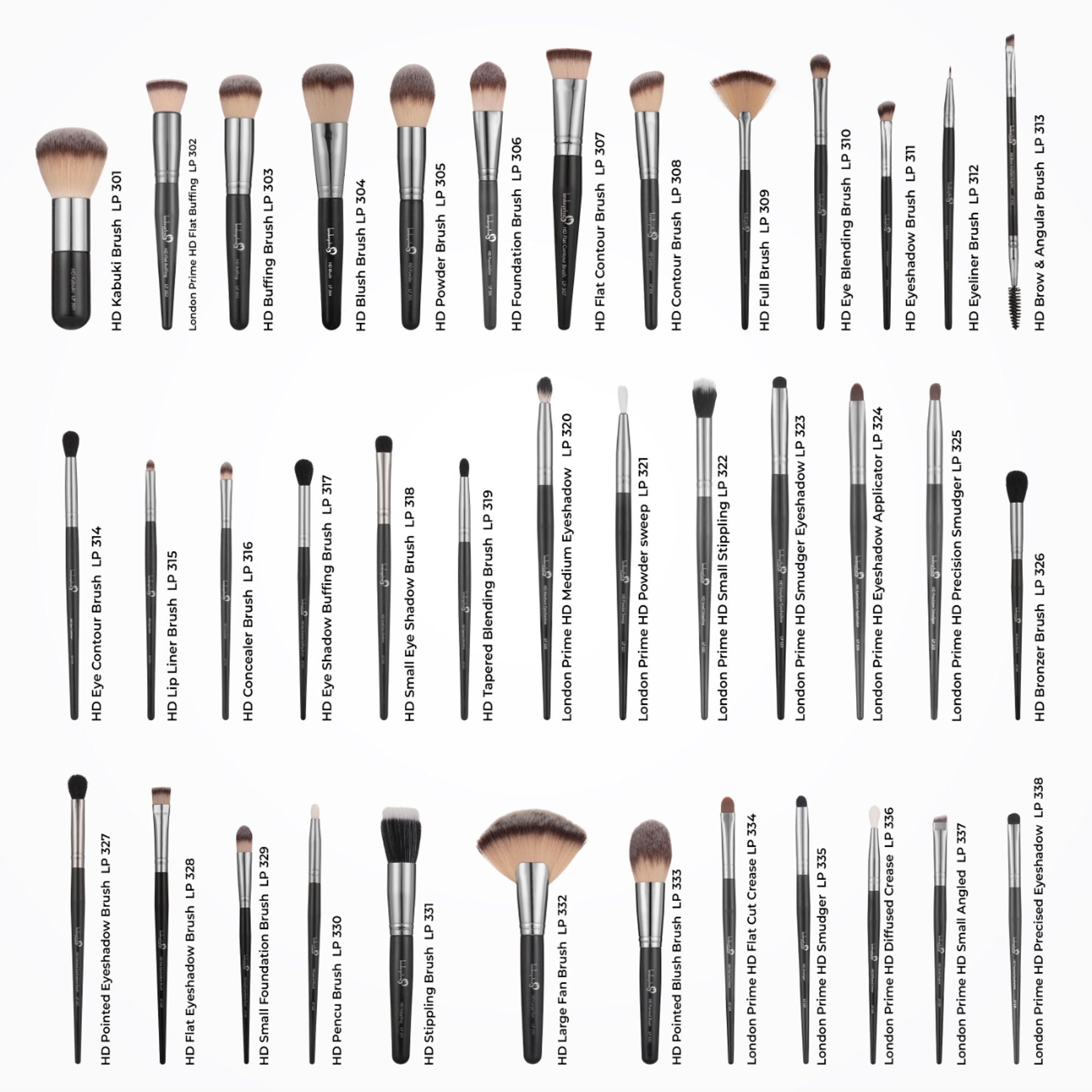 London Prime HD Signature Set (38 pcs) - Black
