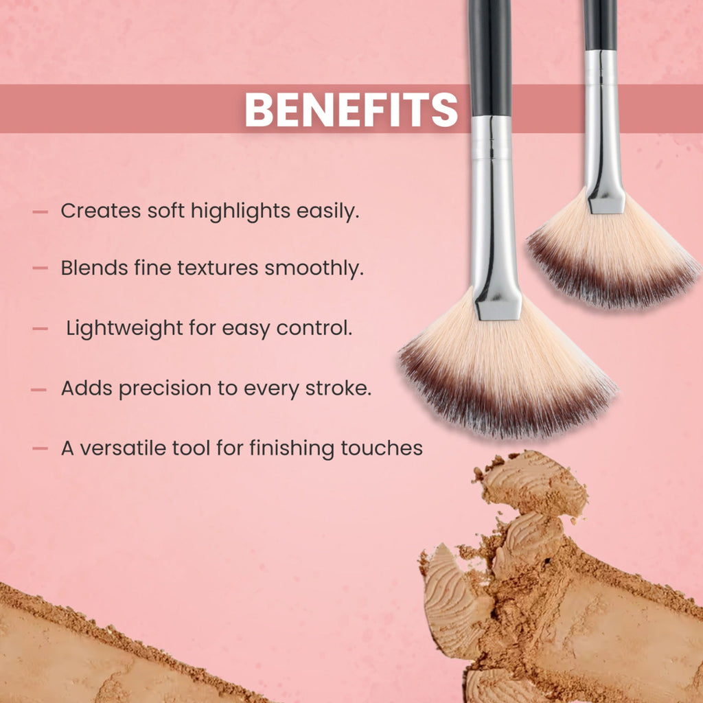 London Prime HD Small Fan Brush - LP339 ( Formerly London Pride Cosmetics )