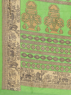 Saree Mall Green & Beige Printed Saree - Distacart
