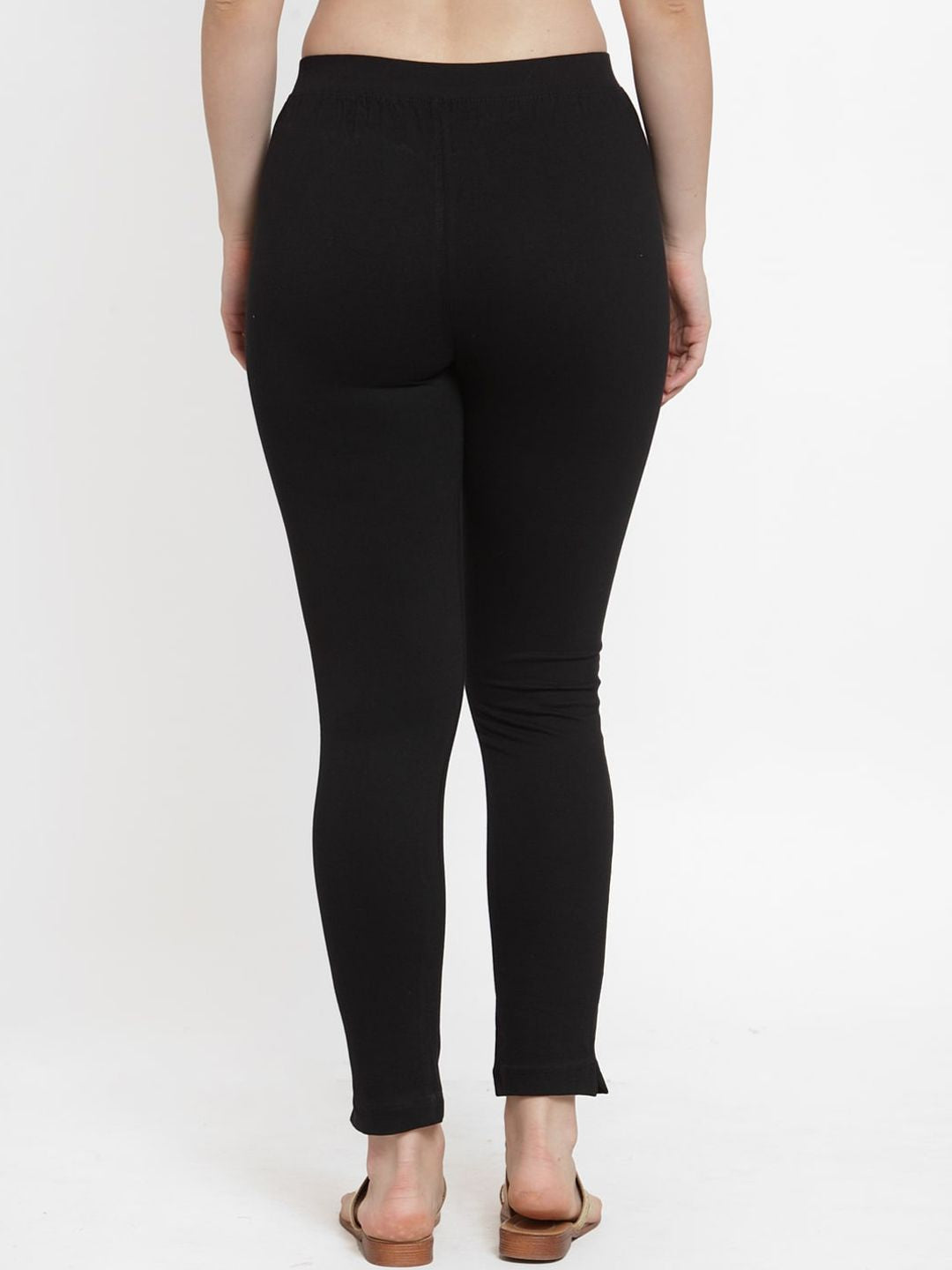 TAG 7 Women Pack Of 2 Solid Straight-Fit Ankle-Length Leggings