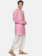 Sethukrishna Men Pink Kurta with Dhoti Pants - Distacart