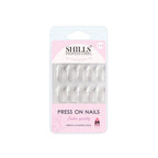 shills professional reusable press on nails french almond spn734