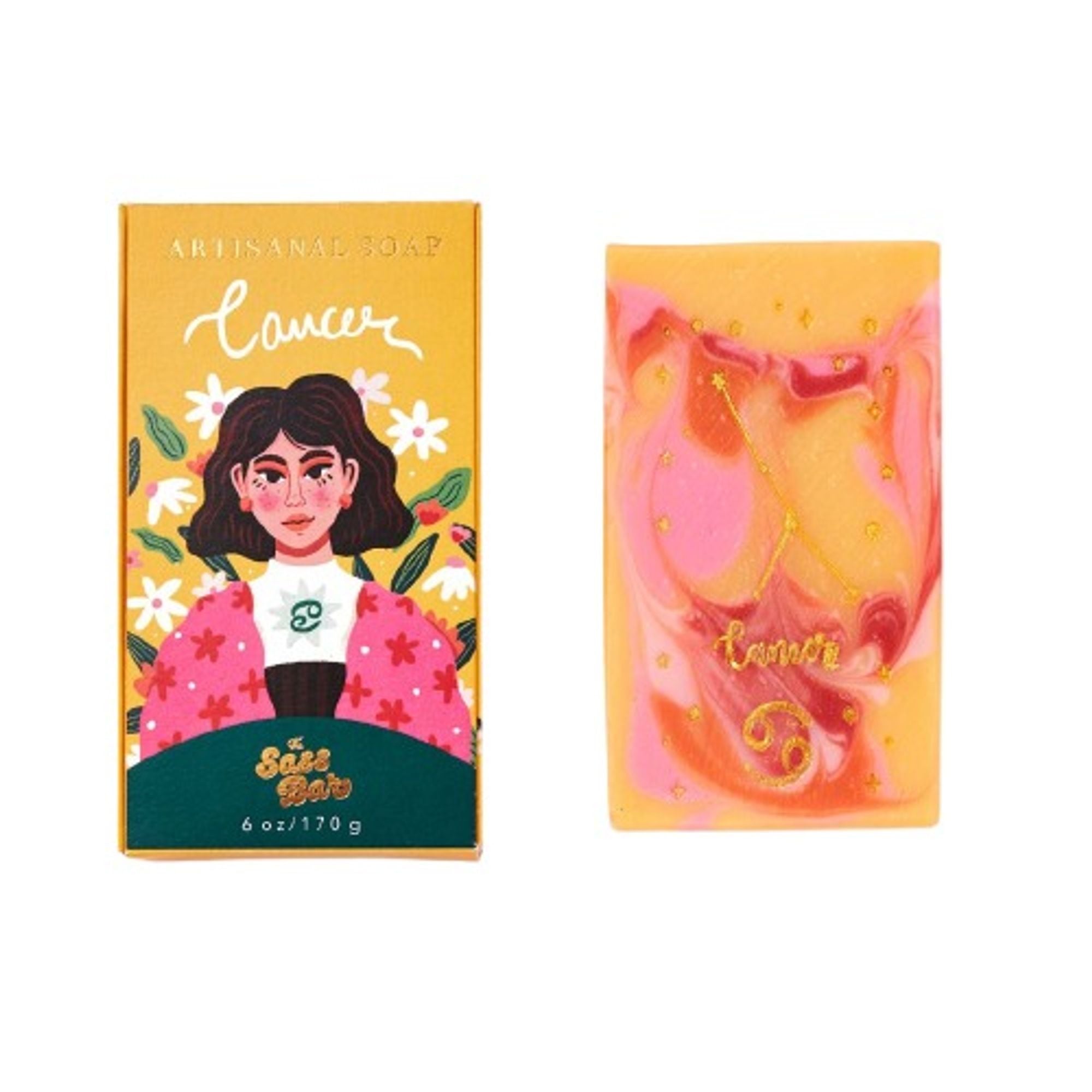 The Sass Bar Cancer Star Sign Soap