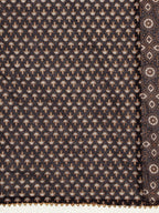 HERE&NOW Women Brown Printed Pure Cotton Top with Palazzos & With Dupatta
