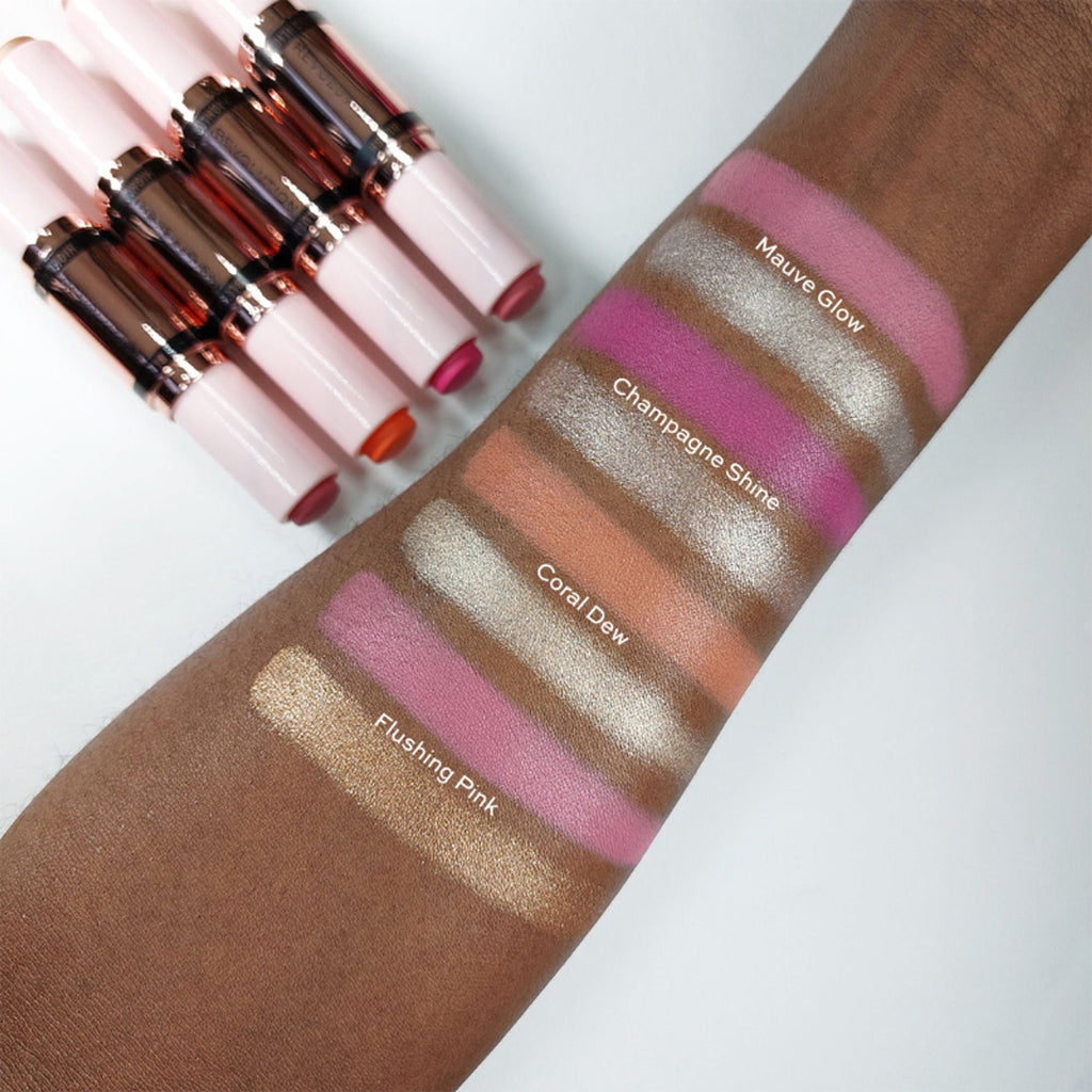 Makeup Revolution Blush & Highlight Stick - Flushing Pink - Distacart