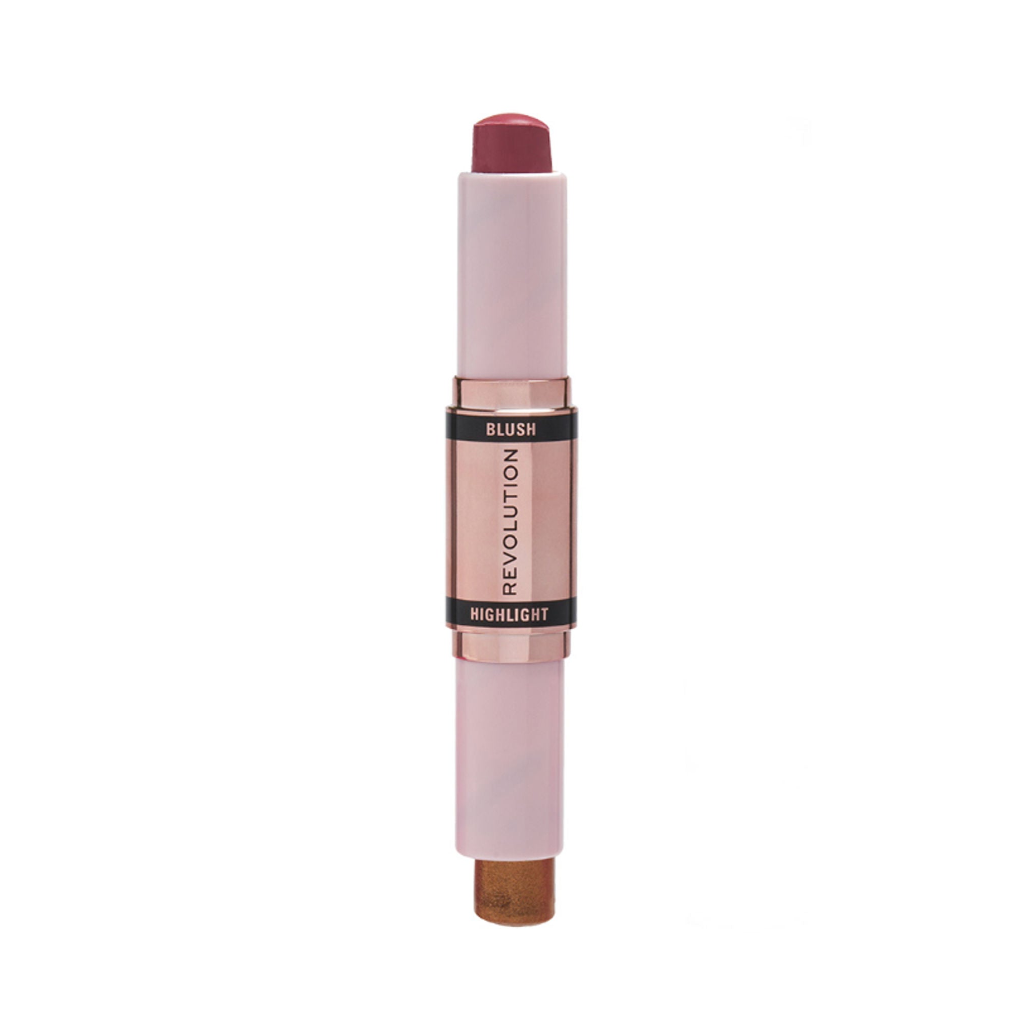 Makeup Revolution Blush & Highlight Stick - Flushing Pink - Distacart