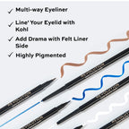 Makeup Revolution Eyeliner - Brown - Distacart