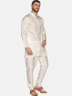 Sethukrishna Mens Off-White Kurta with Pyjamas - Distacart