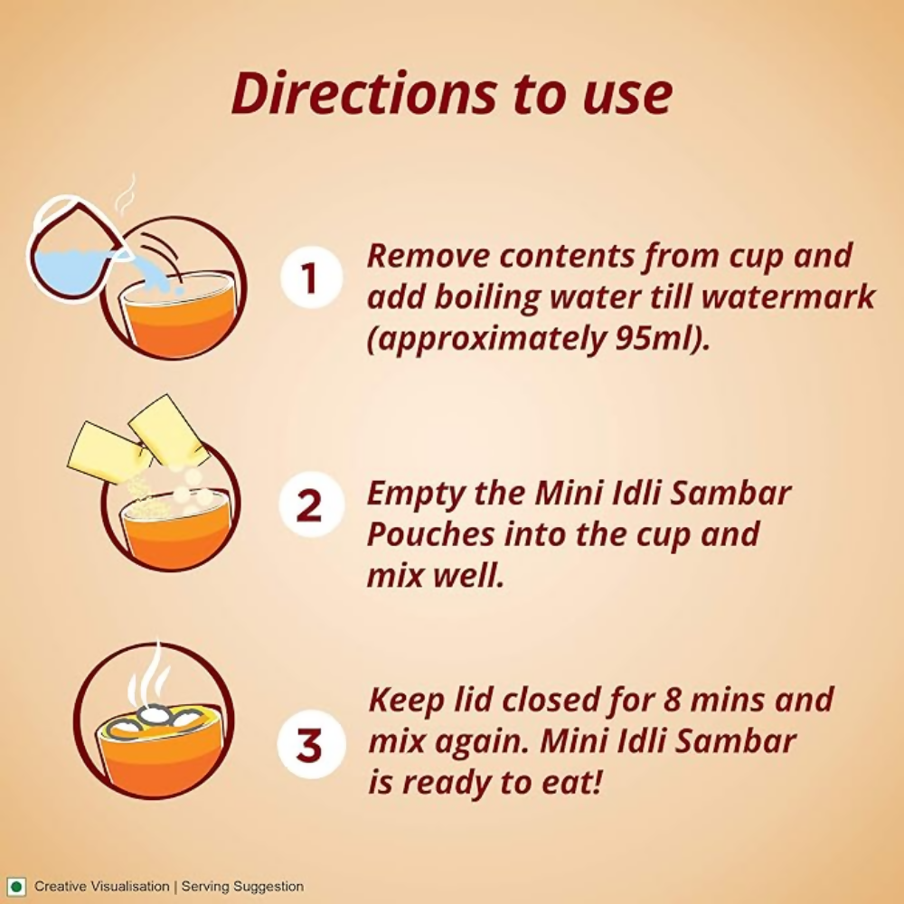 Aashirvaad Instant Mini Idli Sambhar - Distacart