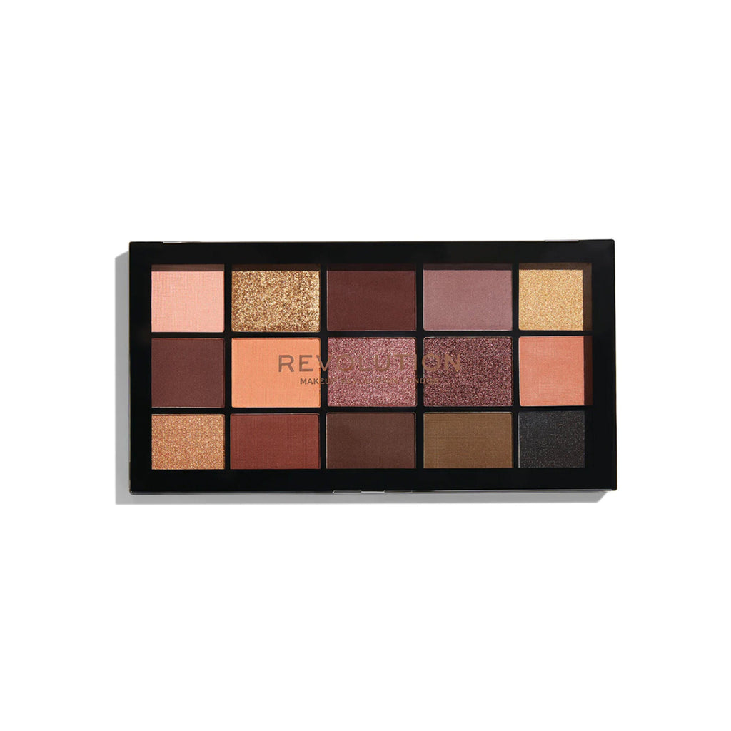 Makeup Revolution Reloaded Eyeshadow Palette-15 Smooth & Rich Shade-High Pay Off Formula - Velvet Rose