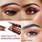 Makeup Revolution Forever Flawless Eyeshadow Palette-18 Smooth & Rich Shade - Allure - Distacart