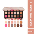 Makeup Revolution Forever Flawless Eyeshadow Palette-18 Smooth & Rich Shade - Affinity
