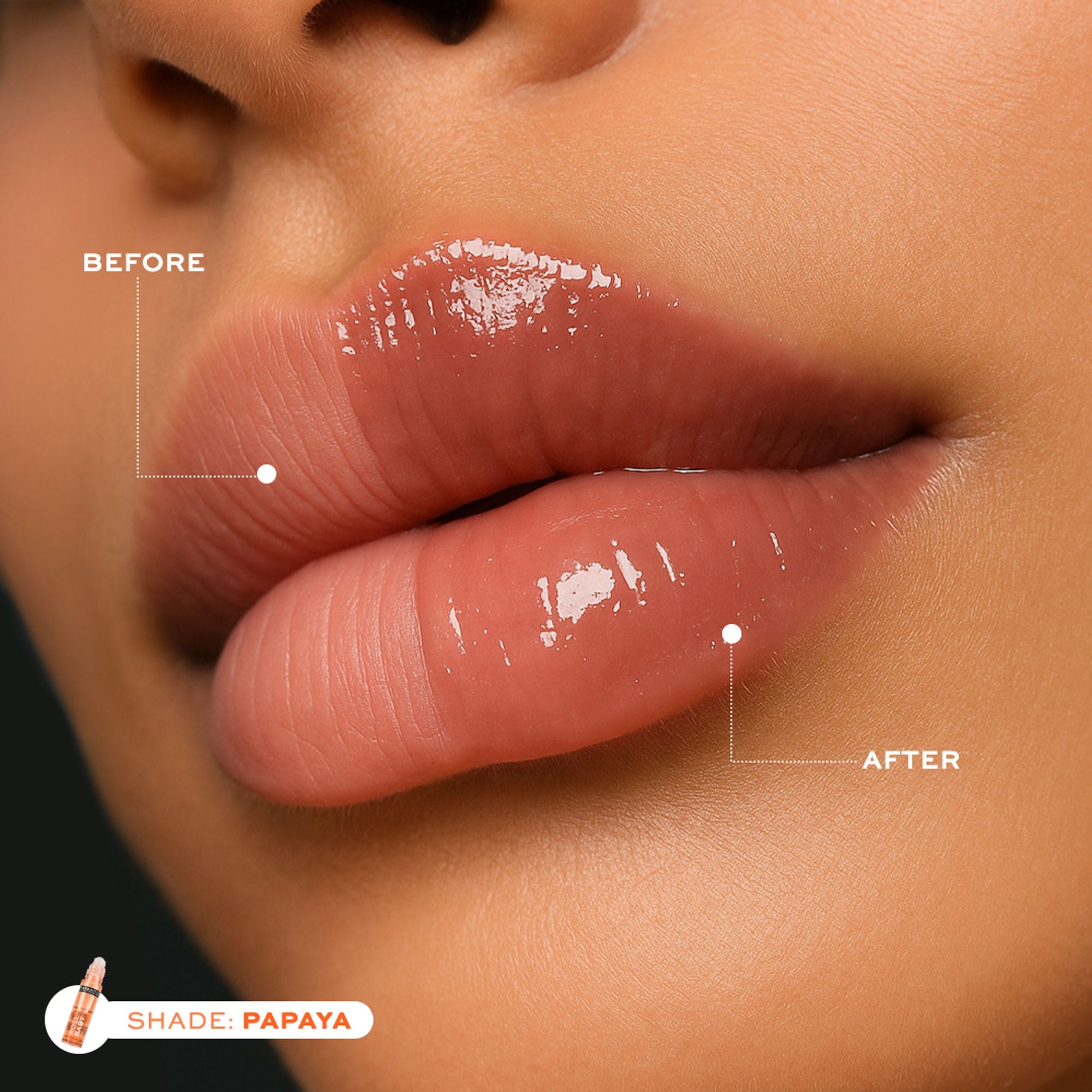Revolution Relove Roll Baby Lip Oil Papaya - Papaya - Distacart