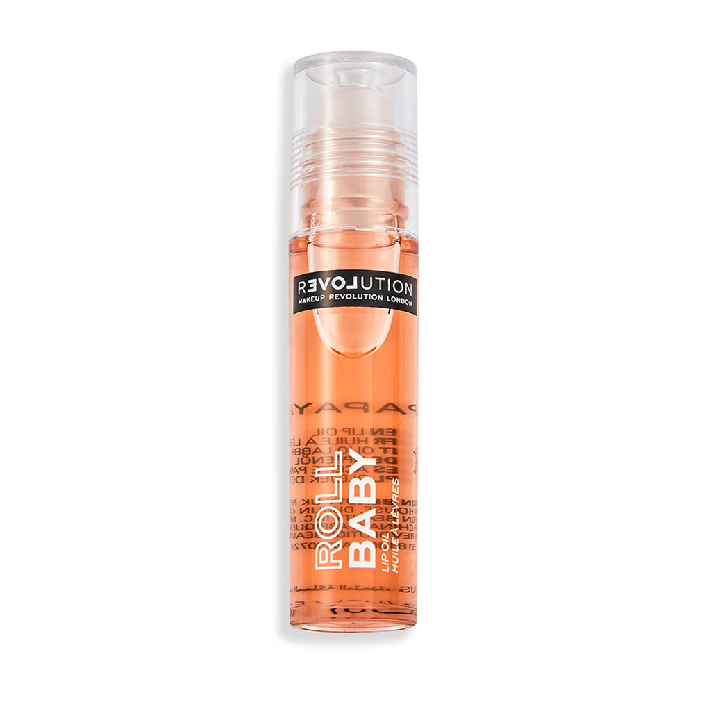 Revolution Relove Roll Baby Lip Oil Papaya - Papaya - Distacart
