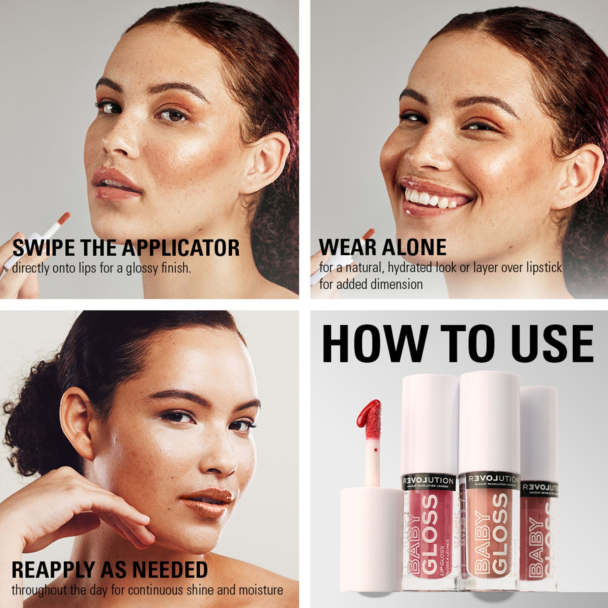 Makeup Revolution Relove Baby Gloss - Sugar