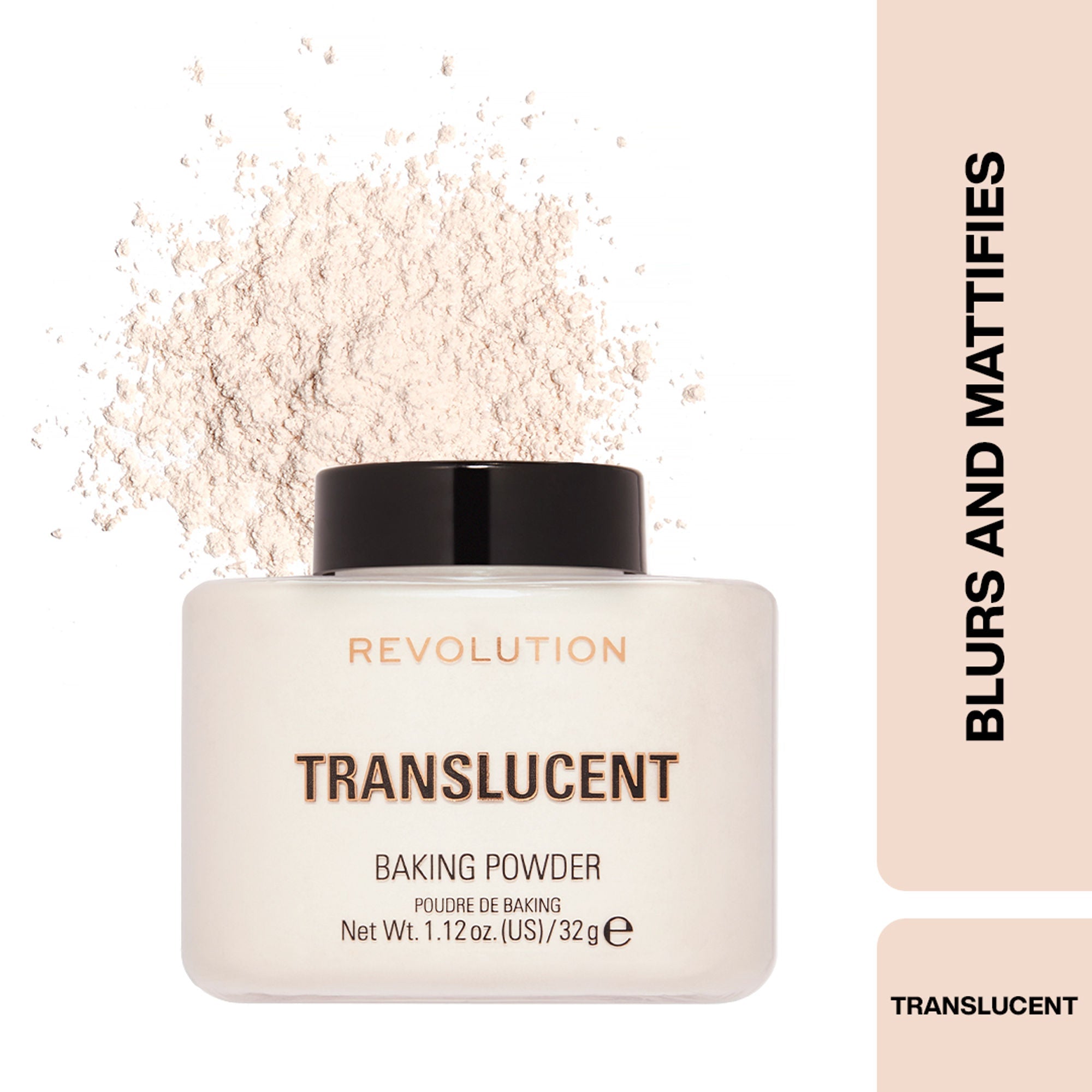 Makeup Revolution Loose Baking Powder - Translucent