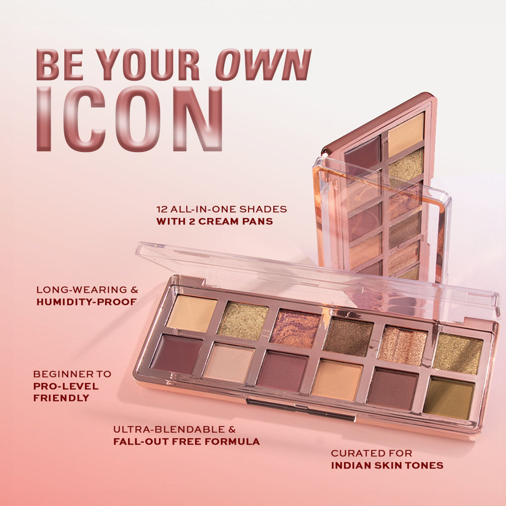 Makeup Revolution Eyeshadow Palette - The Eternal Icon Green
