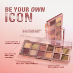 Makeup Revolution Eyeshadow Palette - The Eternal Icon Green